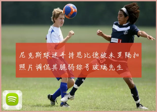 尼克斯球迷手持恩比德被米罗隔扣照片调侃其脆弱称号玻璃先生