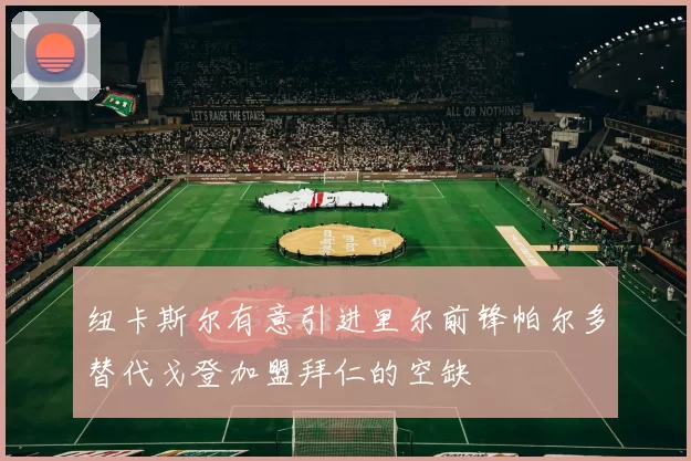 纽卡斯尔有意引进里尔前锋帕尔多替代戈登加盟拜仁的空缺